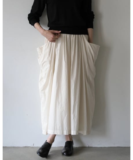 R&D.M.Co- / GARMENT DYE LAWN WRINKLE POCKET SKI