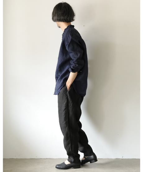 MITTAN / 大麻ロングパンツ 厚 <黒>