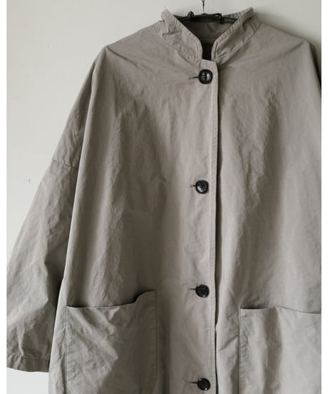 R&D.M.Co- / GARMENT DYE OVERSIZED COAT <gray>