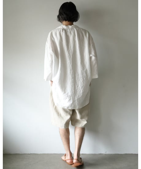 ※再入荷 MITTAN / 亜麻苧麻ビッグショートパンツ <生成>