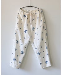 quitan / POMPIER EASY PANTS <indigo print>