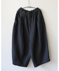 ※再入荷 MITTAN / 起毛大麻ワイドパンツ <墨黒>