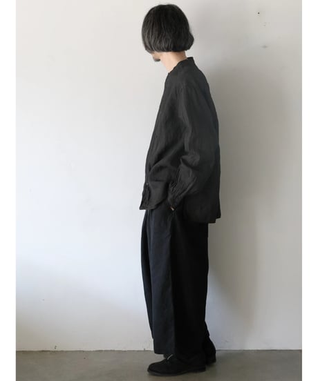 MITTAN / 起毛大麻ワイドパンツ <黒>