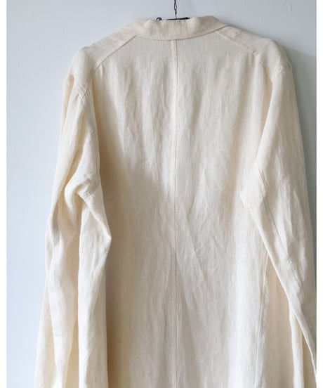 R&D.M.Co- / DENSELY LINEN WORK COAT< Antique White>