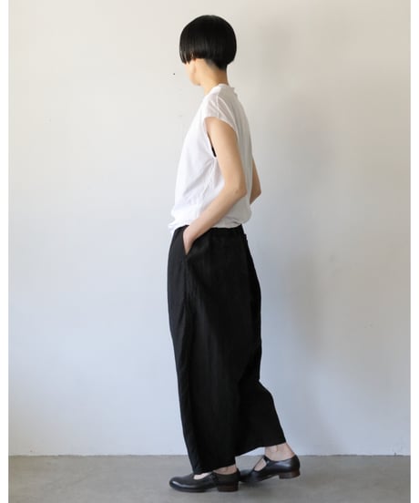 R&D.M.Co- / TWISTED FRENCH SLEEVE SHIRT <white>