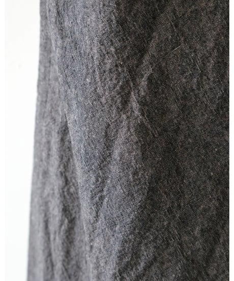 kläuse / Loose Fitting Tapered Trousers ‘Wide 2' < black chambray>