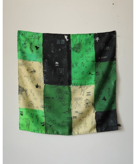 R&D.M.Co- / MOSAIC GRAFFITI SCARF