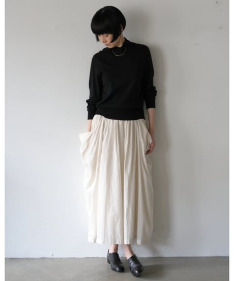 R&D.M.Co- / M.W/C HIGH NECK WIDE COLLAR PULLOVER <Black>
