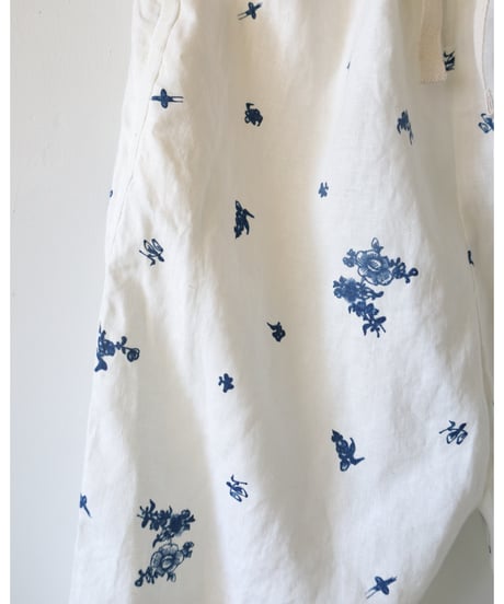 quitan / POMPIER EASY PANTS <indigo print>