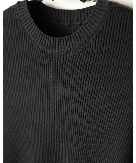 TORICI/ スビンリブセーター <black>