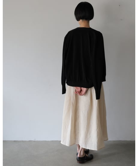 TORICI / アイスノースリーブセーター <black>