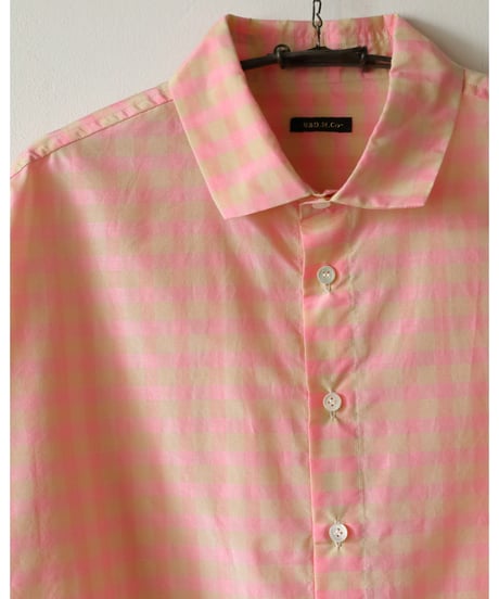 R&D.M.Co- / S/C B&G OVER SIZE H/T SHIRT <pink>