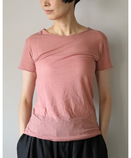 RIG / ケイト半袖Tシャツ <灰赤ムラサキ>
