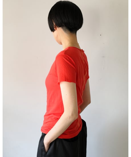 RIG / ケイト半袖Tシャツ <朱赤>