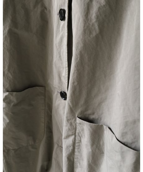 R&D.M.Co- / GARMENT DYE OVERSIZED COAT <gray>