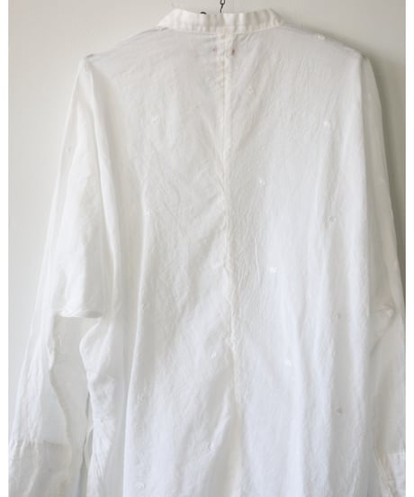 quitan / KAFTAN SHIRT - Jamdani Heart <white>