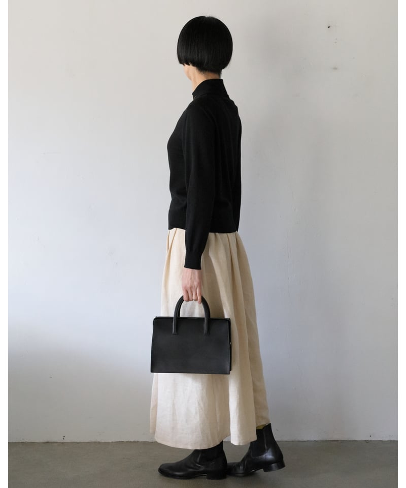 ヌ nu top frame bag Sサイズ 口枠鞄 ヌ / Top frame bag <black> | AUTHOR