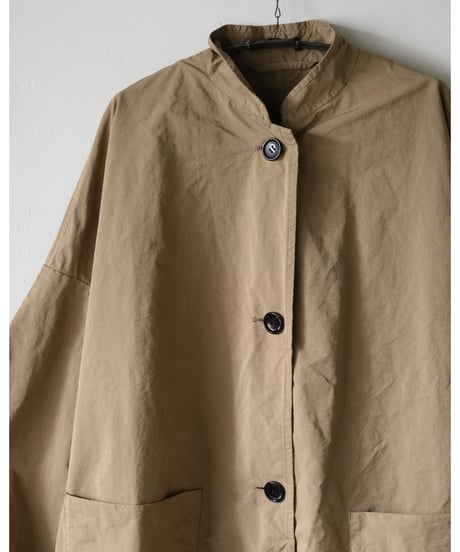 R&D.M.Co- / GARMENT DYE OVERSIZED COAT <beige>