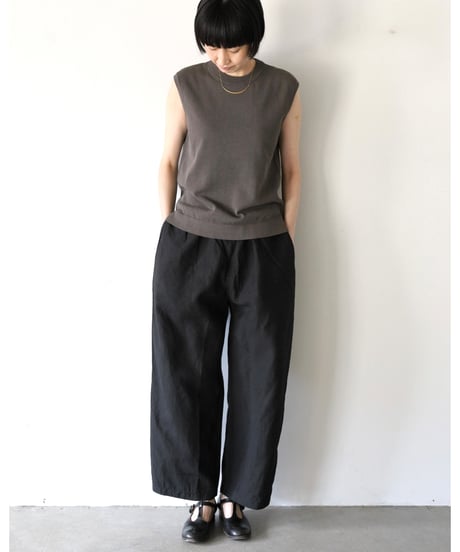 TORICI / アイスノースリーブセーター <ahs brown>
