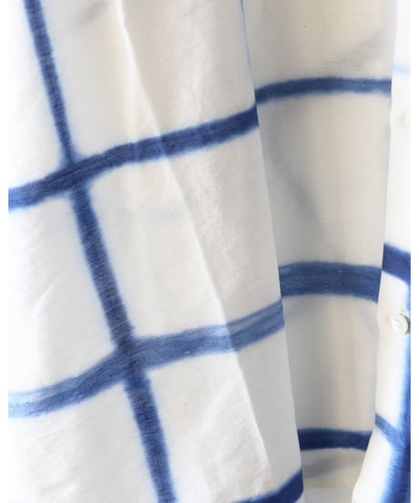 quitan / KAFTAN SHIRT - Itajime Dye <itajime>