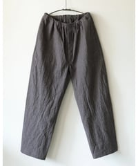 kläuse / Loose Fitting Tapered Trousers ‘Wide 2' < black chambray>