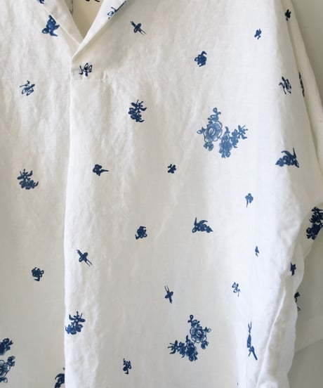 quitan / MARINIÈRE BLOUSE <indigo print>