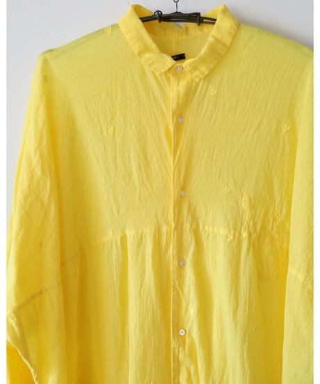 quitan / AO DAï LONG SHIRT - Jamdani Heart  <lemon>