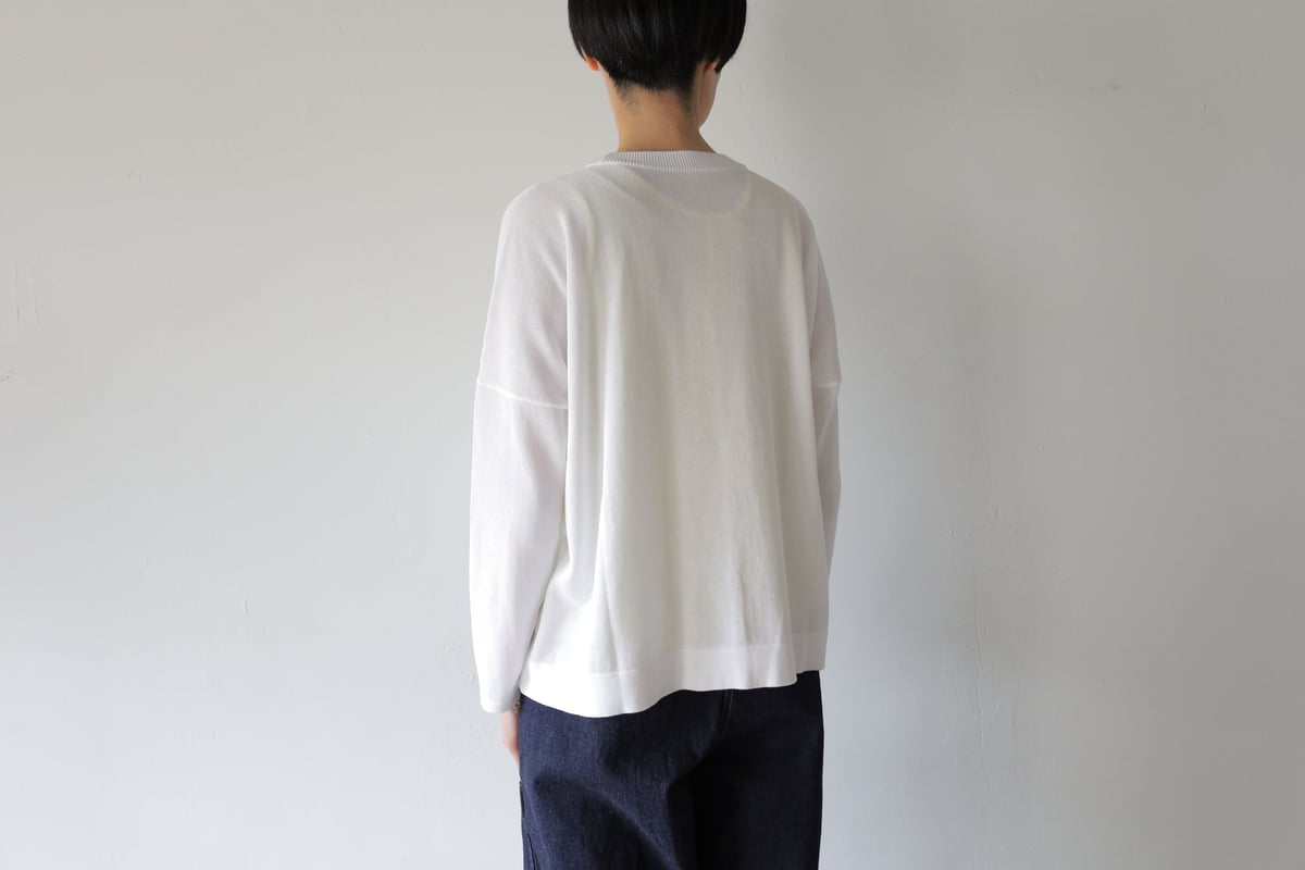 TORICI / アイスビッグセーター< snow white > | AUTHOR