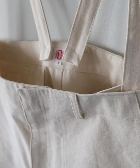 R&D.M.Co- / CANVAS SUSPENDERS PANTS <natural>