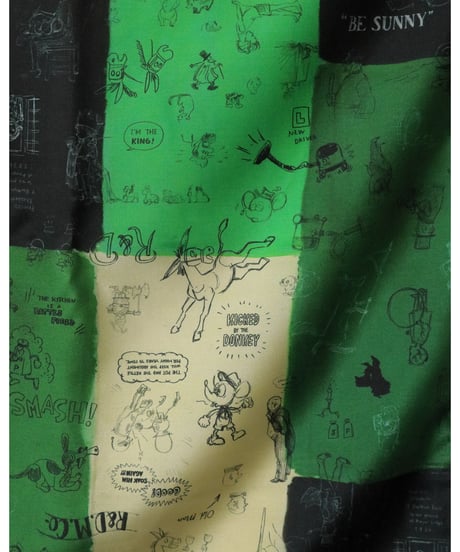 R&D.M.Co- / MOSAIC GRAFFITI SCARF