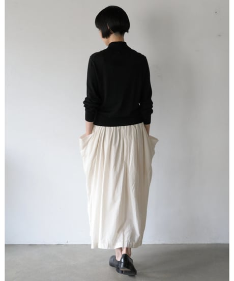 R&D.M.Co- / M.W/C HIGH NECK WIDE COLLAR PULLOVER <Black>