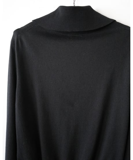 R&D.M.Co- / M.W/C HIGH NECK WIDE COLLAR PULLOVER <Black>