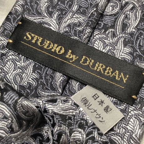 DURBAN スタジオ バイ ダーバン STUDIO by DURBAN 良品 微光沢 ネクタイ 日本製 シルク100% 花柄 ミックス F-008671