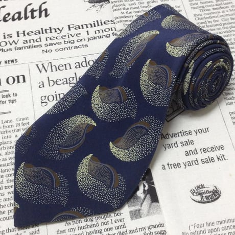 ランバン LANVIN 良品 ネクタイ イタリア製 シルク100% パターン柄 ミックス E-006586
