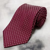 シャネル CHANEL 微光沢 ネクタイ シルク100% パターン柄 ワイン シャネル CHANEL 微光沢 ネクタイ シルク100% パターン柄 ワイン