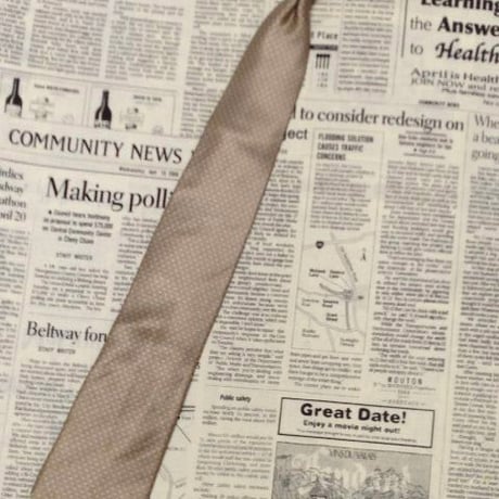 ブリオーニ Brioni クリーニング済 微光沢 ネクタイ イタリア製 シルク100% パターン柄 ミックス W-006063