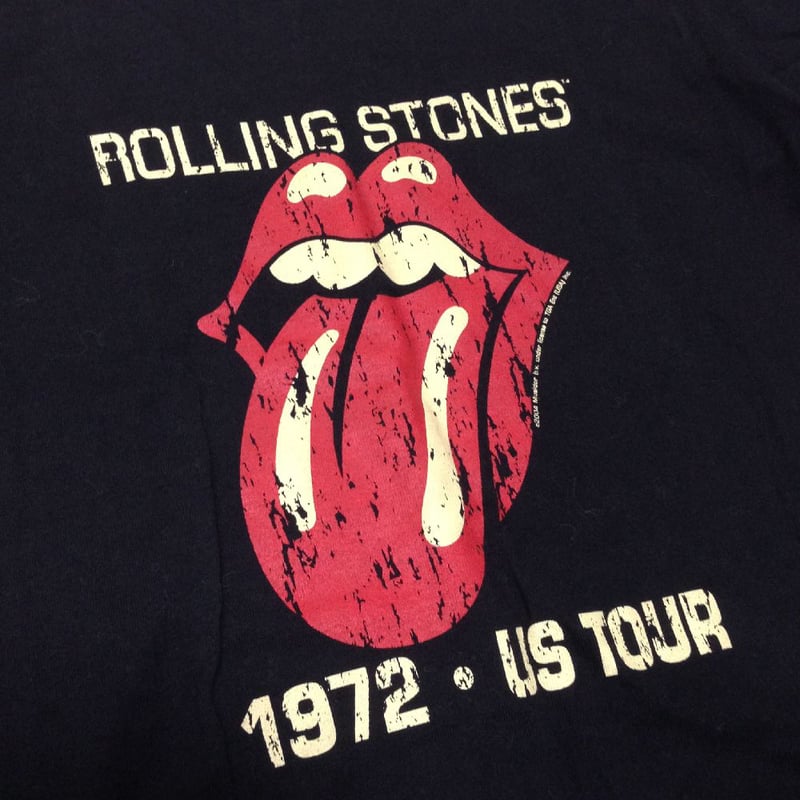 The Rolling Stones 1972 Tシャツ ローリングストーンズ GTS 1972 美品 未使用品 半袖 Tシャツ サイズS