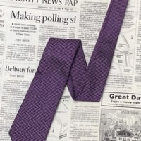 シンプルフレーズクラバット SIMPLE PHRASE CRAVAT 微光沢 ネクタイ シルク ポリエステル ドット柄 ミックス V-006049