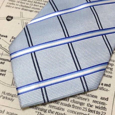 シャツプラザ SHIRTS PLAZA 美品 未使用品 微光沢 ネクタイ シルク100% パターン柄 ミックス J-007029