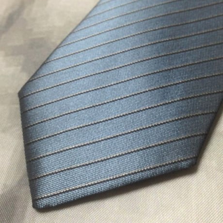 POLL NELLSON 美品 新品未使用帯付 微光沢 ネクタイ 斜めストライプ レジメンタル ナロータイ ミックス S-007815