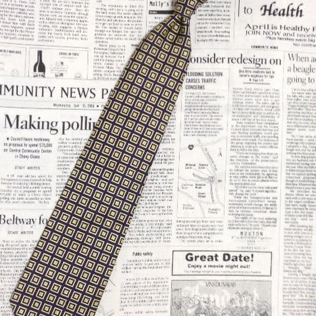 ブルックスブラザーズ BROOKS BROTHERS 美品 微光沢 ネクタイ アメリカ製 シルク100% パターン柄 ミックス T-005920
