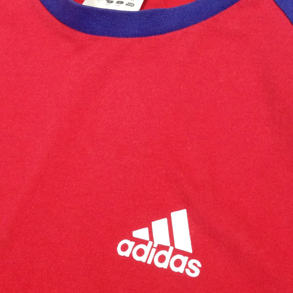 アディダス adidas 良品 半袖 Tシャツ サイズ160 キッズ 子供服 U-00789