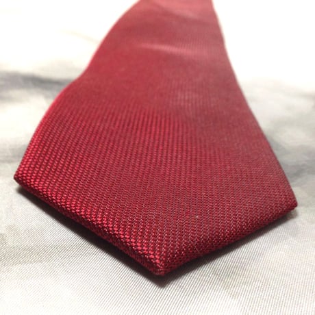 パーソンズフォーメン PERSON'S FOR MEN 微光沢 ネクタイ シルク100% ワインレッド系 赤系 V-009366