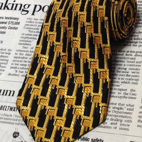 エルメネジルドゼニア Ermenegildo Zegna 良品 微光沢 ネクタイ イタリア製 シルク100% パターン柄 ミックス A-006355