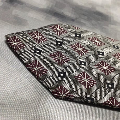 ダーバン DURBAN 良品 微光沢 ネクタイ シルク100% パターン柄 ミックス X-008143