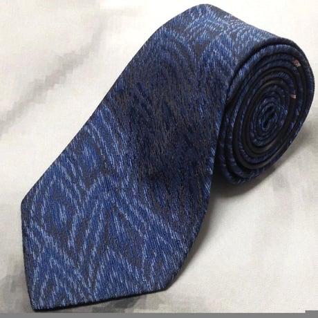 ランバン LANVIN 美品 微光沢 ネクタイ フランス製 シルク100% ミックス V-007993
