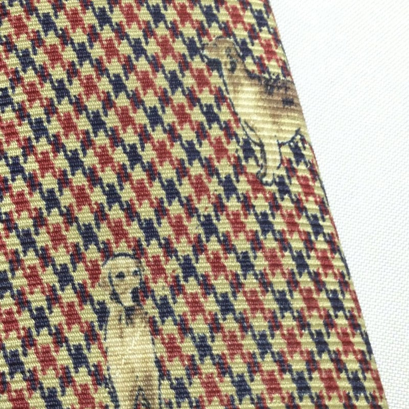 3本購入1本無料✨ジュンコシマダ JUNKO SHIMADA ネクタイ 美品 ジュンコ シマダ オム JUNKO SHIMADA JS HOMME 微光沢 ネクタイ 犬柄