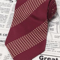 ジョルジオアルマーニ GIORGIO ARMANI 美品 クリーニング済 微光沢 ネクタイ イタリア製 シルク100% 斜めストライプ レジメンタル ミックス V-006002