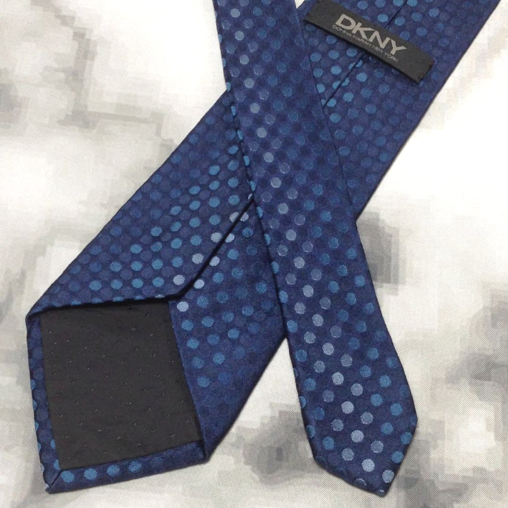 DKNYネクタイ 美品 ダナキャランニューヨーク DKNY ネクタイ シルク レジ
