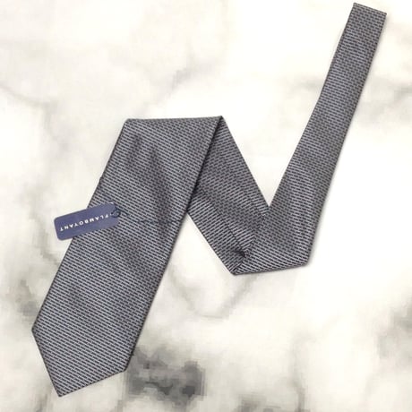 フランボヤン FLAMBOYANT 美品 新品未使用タグ付 微光沢 ネクタイ ポリエステル100% パターン柄 ミックス V-008049